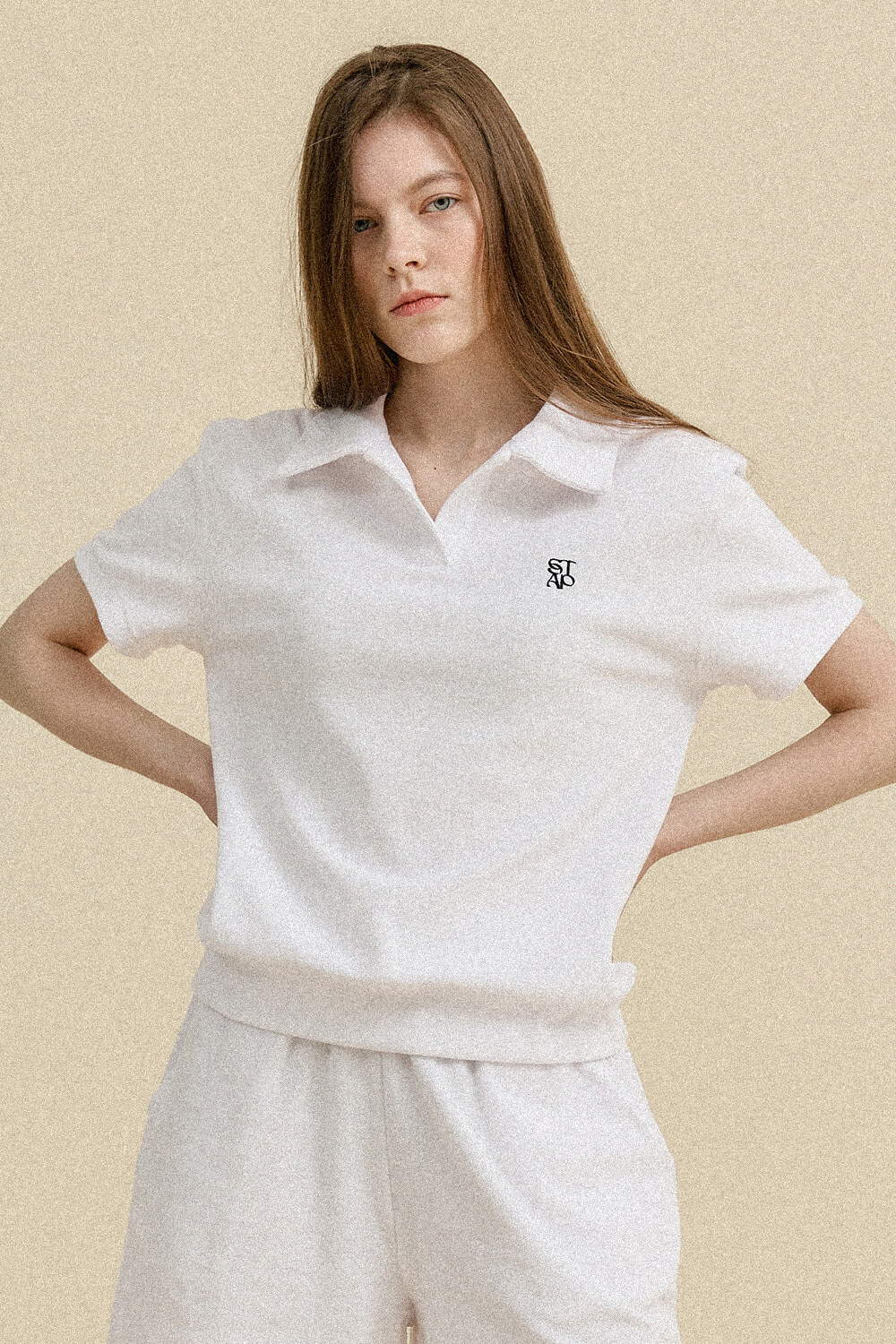 2ND / 김소은착용 (WOMEN) Porquerolles Terry T-Shirt_White