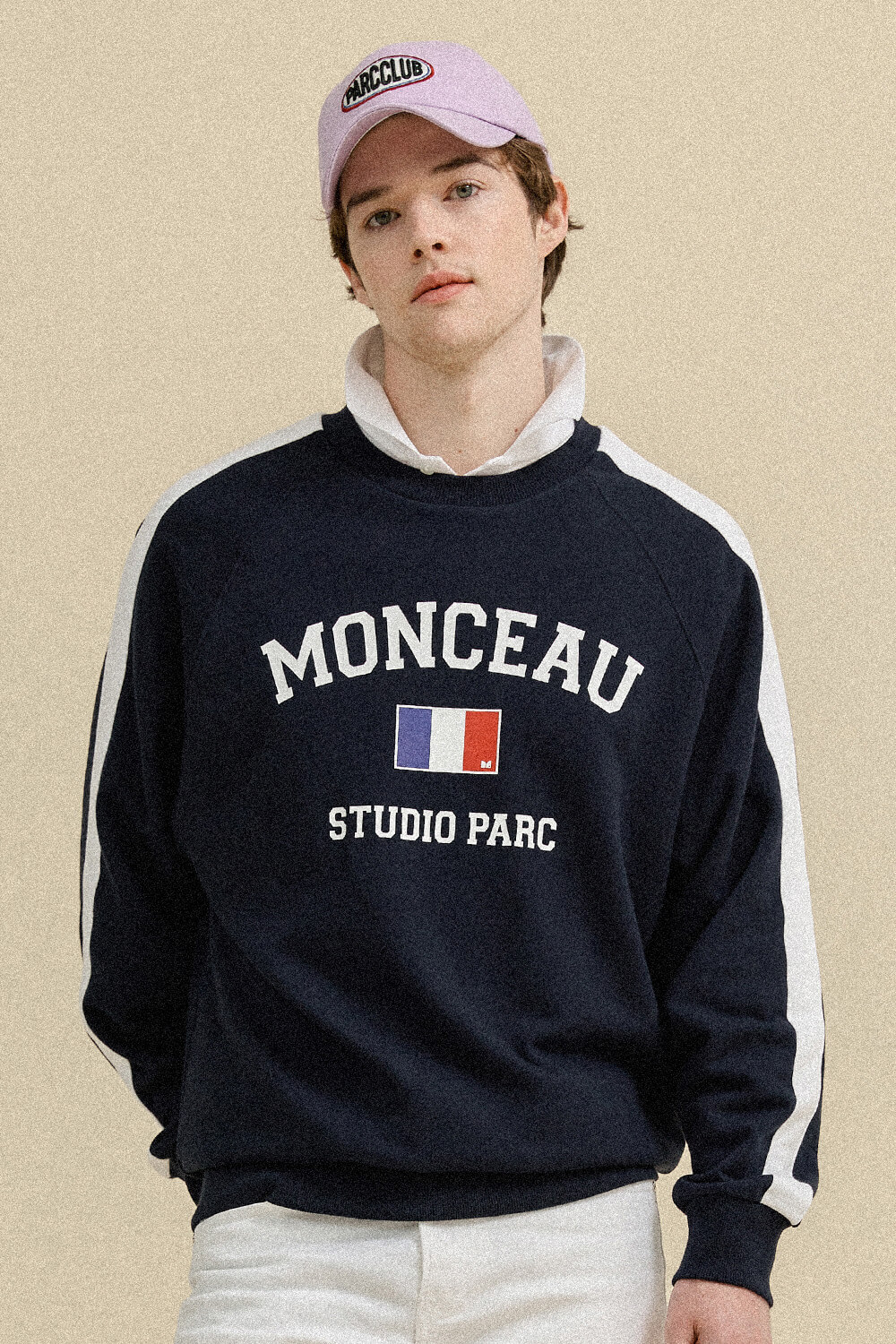 (UNI) Monceau Raglan Sweatshirt_Navy