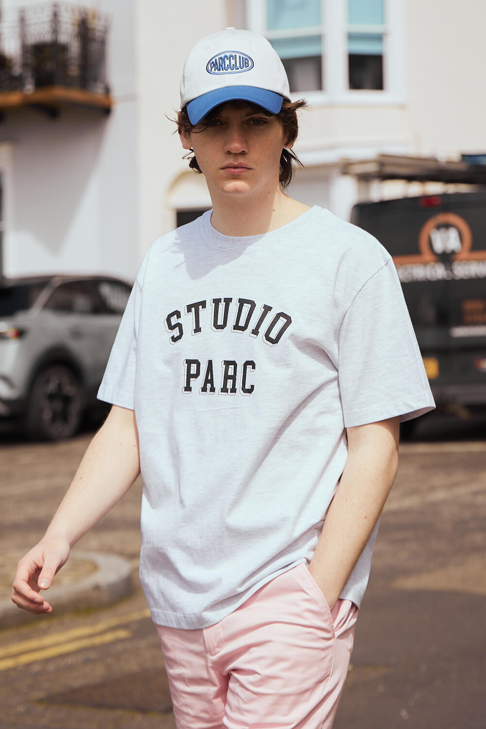 (UNI) Studio Parc T-Shirt_Melange White