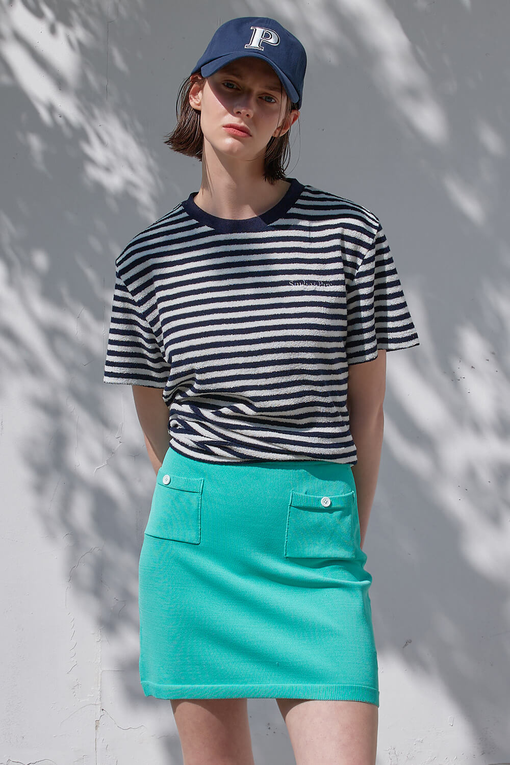 2ND / (WOMEN) Banded Knit Skirts_Mint